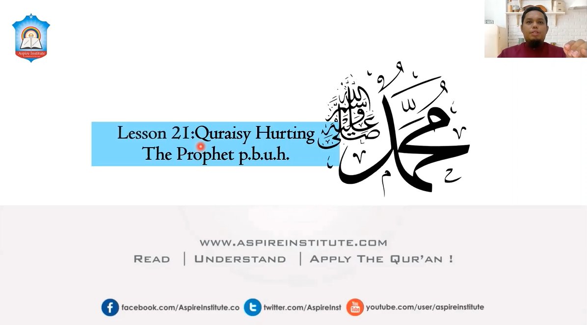 AspireInst's tweet photo. Learn more about The Chronological Life Of Rasulullah p.b.u.h. from the time he was born until he became the Messanger of Allah on our Youtube channel now!
Youtube Channel: ASPIRE INSTITUTE TV.
Ep21: Quraisy Hurting The Prophet p.b.u.h.
https://t.co/1kV1TcJuPu https://t.co/pJM2NGscWQ