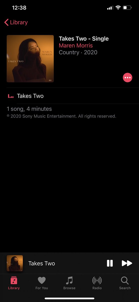 NH4Moroney's tweet image. Wow just WOW! Incredible songs queen @MarenMorris so proud of you!! Go give #JustForNow #TakesTwo a listen!