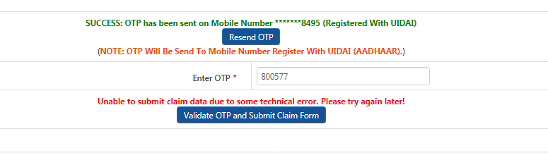 help_pf's tweet photo. @socialepfo @LabourMinistry @santoshgangwar @_KumarRohit   kidnly fix this type eror in your UAN portal &amp; and the uan portal getting slow https://t.co/rm2X1xfbJK