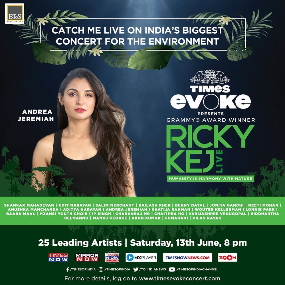 Catch 25 leading artists LIVE on a single platform as Times Evoke