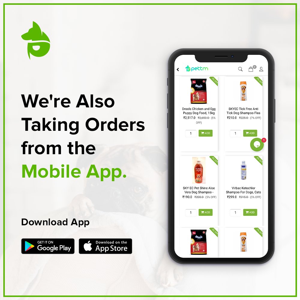 pettmapp's tweet photo. We're taking orders through our Mobile App 📲 

Start ordering from Mobile App - https://t.co/pLWFnjbZ80 

#PetTM #PetsareFamily #PetSupplies #MobileApp https://t.co/ZmcsWmIM0W