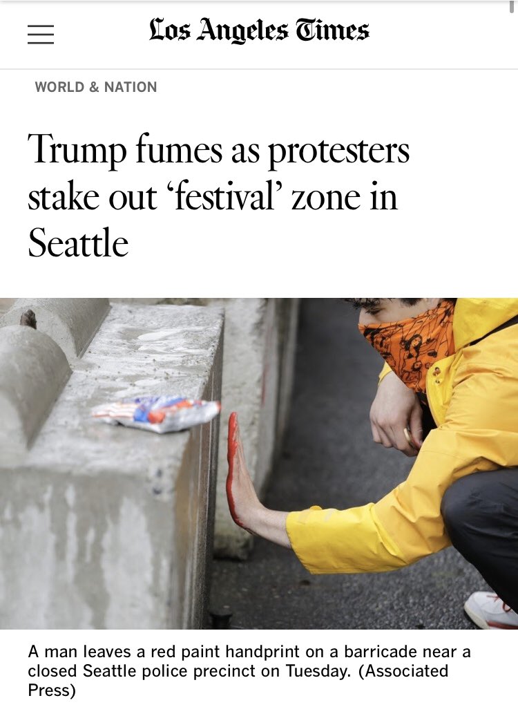  @latimes refers to it as a ‘festival’ zone.