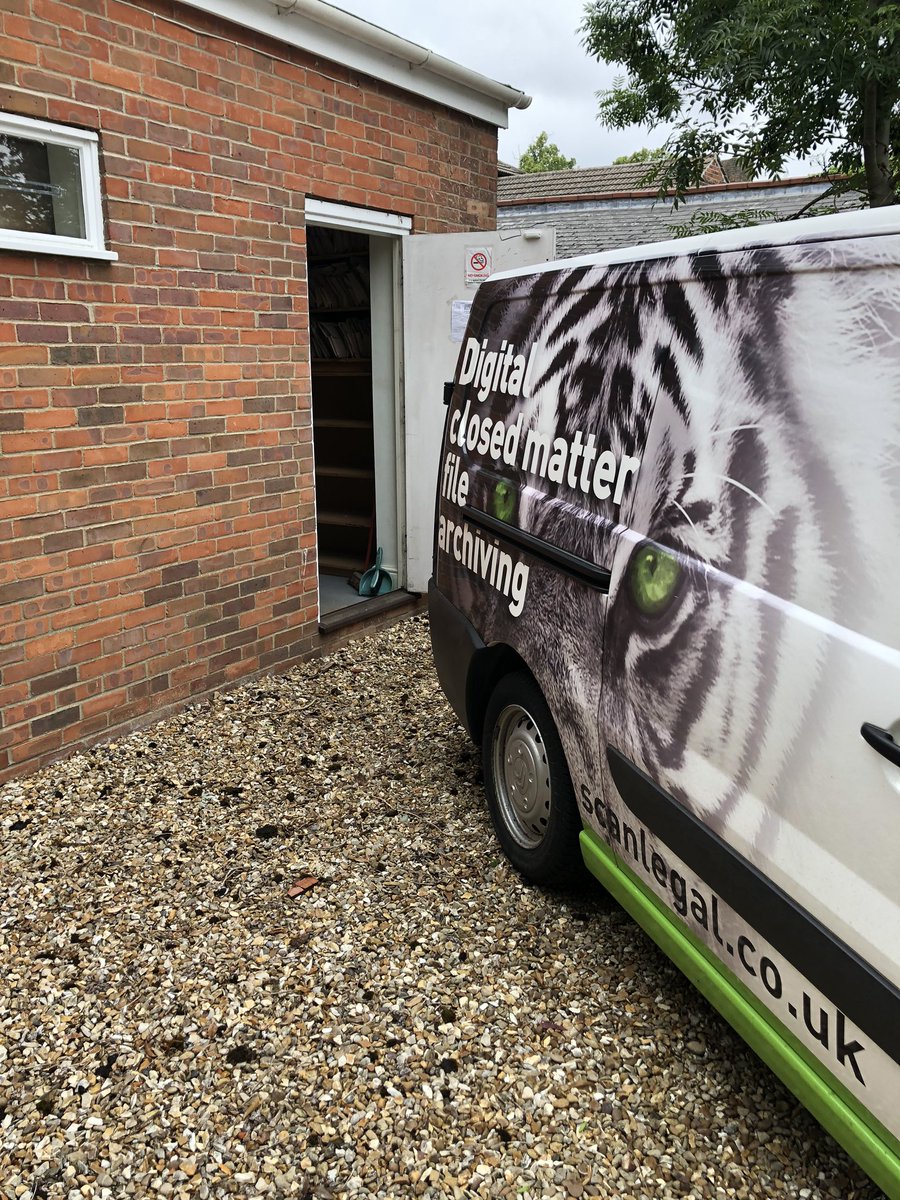 AFPDIGITAL's tweet photo. Our ScanLegal team were in Spalding yesterday collecting the first batch of files from a new client who is moving to a digital system #remoteaccess #remoteworking #wheelskeepturning https://t.co/GsBNTYJqad