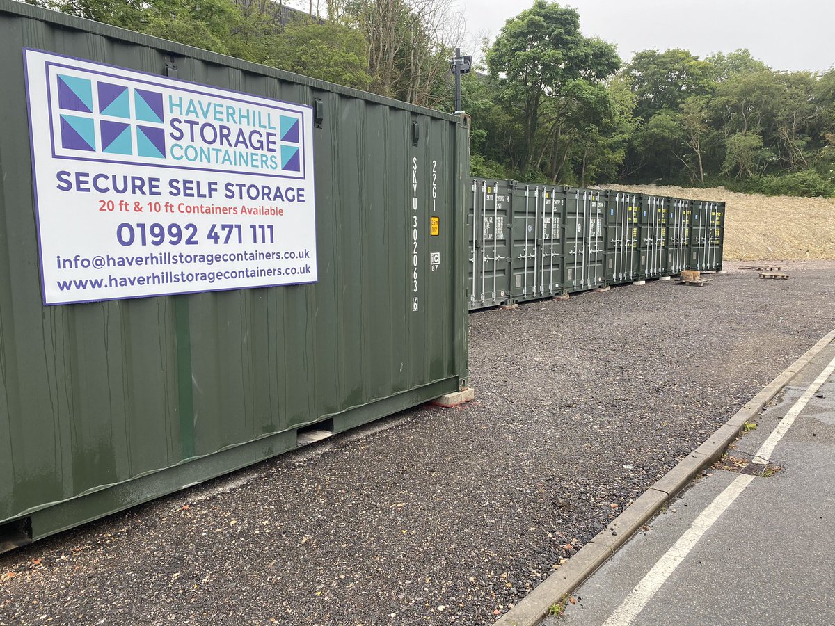 HaverhillSelf's tweet photo. 4 new 20ft Containers delivered this week. #selfstorage #haverhillsuffolk #cheapstorage #storagecontainers https://t.co/z4zxIIiBpD https://t.co/TGs6UqUUAX