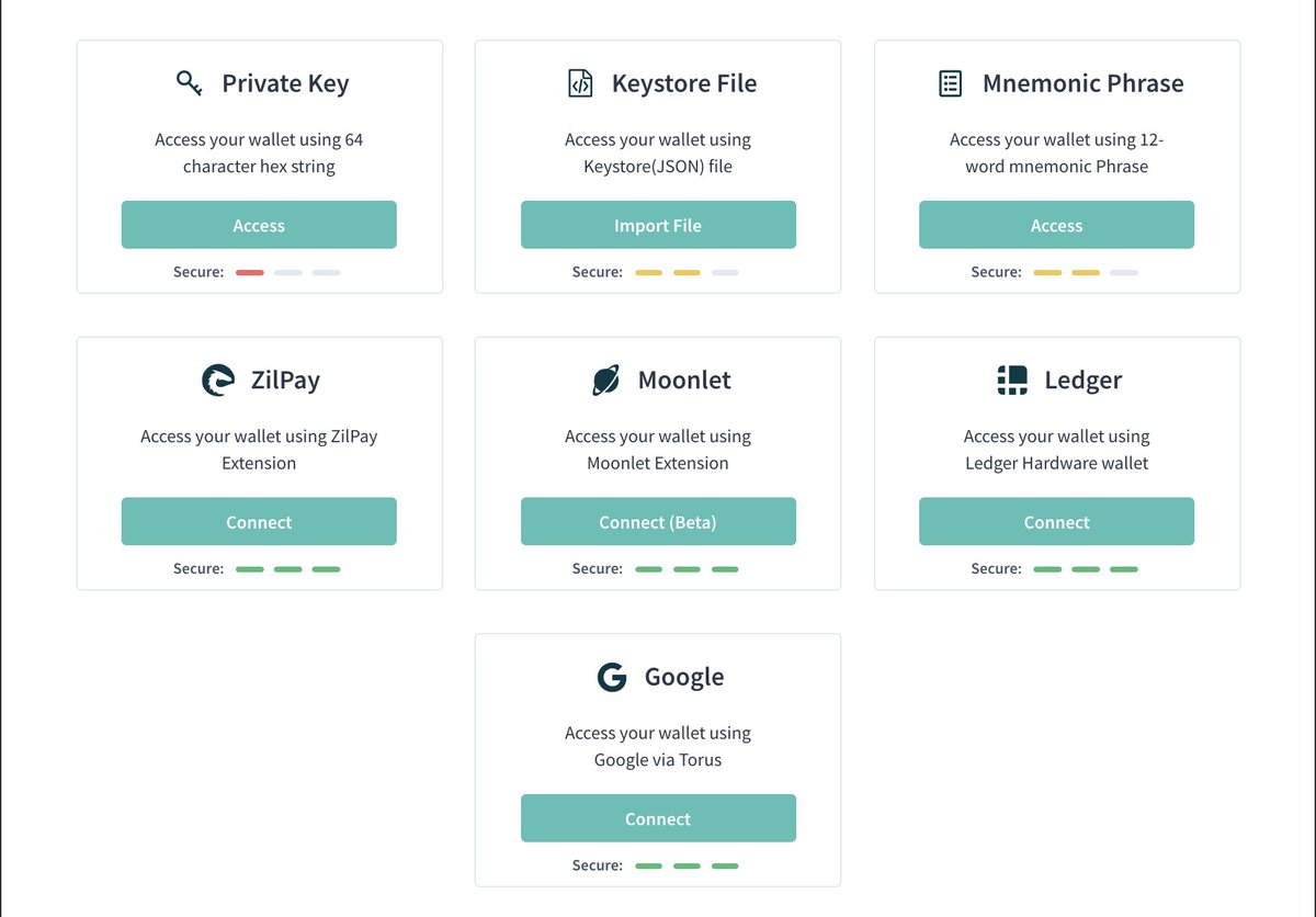 zilletio's tweet photo. A new wallet access method has just added. Now you can interact with #Zilliqa blockchain using your Google account thanks to @TorusLabs. https://t.co/VIsN4gvvb2