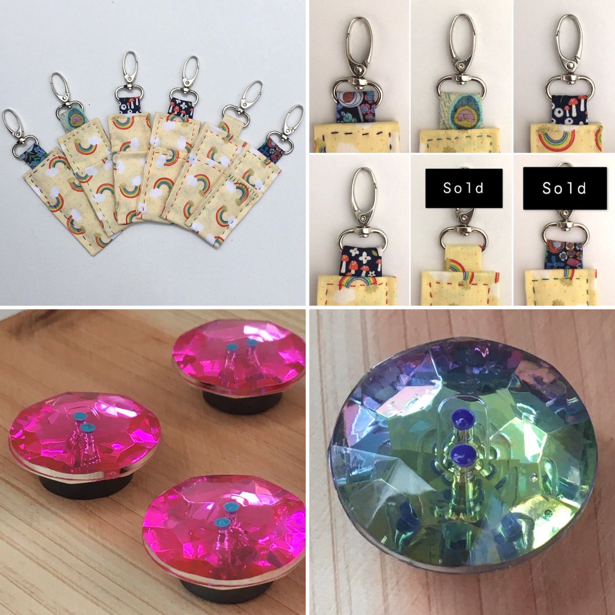 treebranchez's tweet image. Hello I’m selling on Etsy now. My shop is called MagicalGirlsOnTheGo below is a picture of my Lip Balm Holster Keychains and Sparkling Fridge Bling Magnets check it out, I appreciate y’all. etsy.com/shop/MagicalGi…