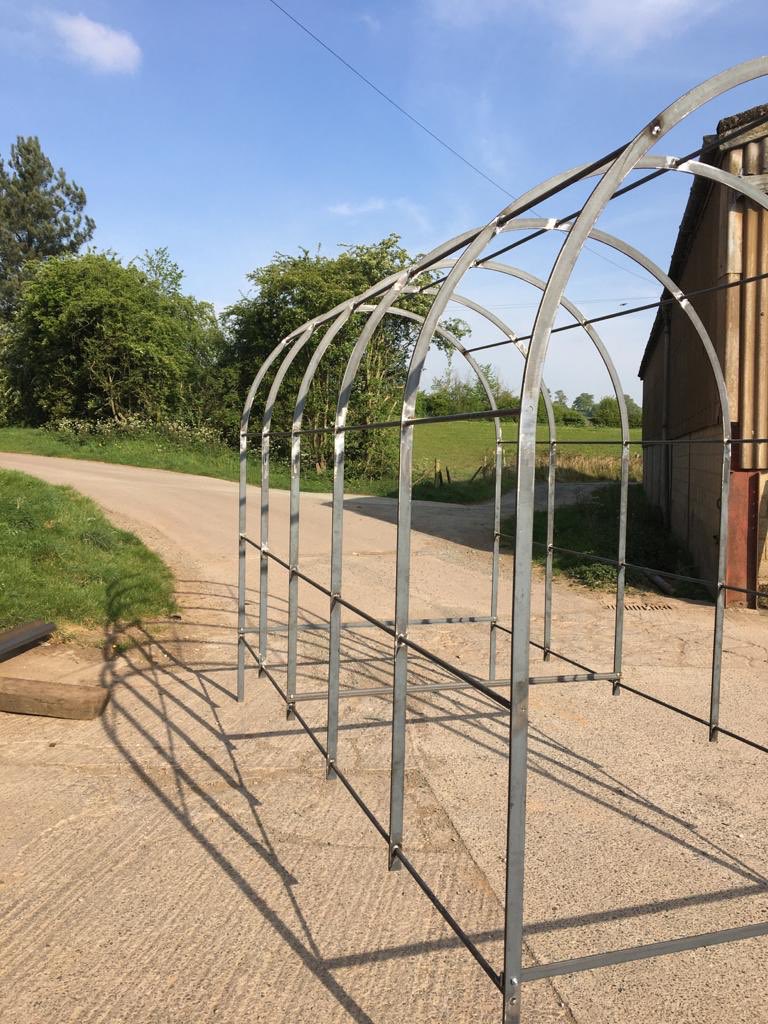 AWBMetalwork's tweet image. Garden archway - 3.75m x 2.2m x 1.8m To naturally rust in situ                                                           .
.
#handmade #blacksmithing #engineering #fabrication #garden #archway #summer #madeinherefordshire