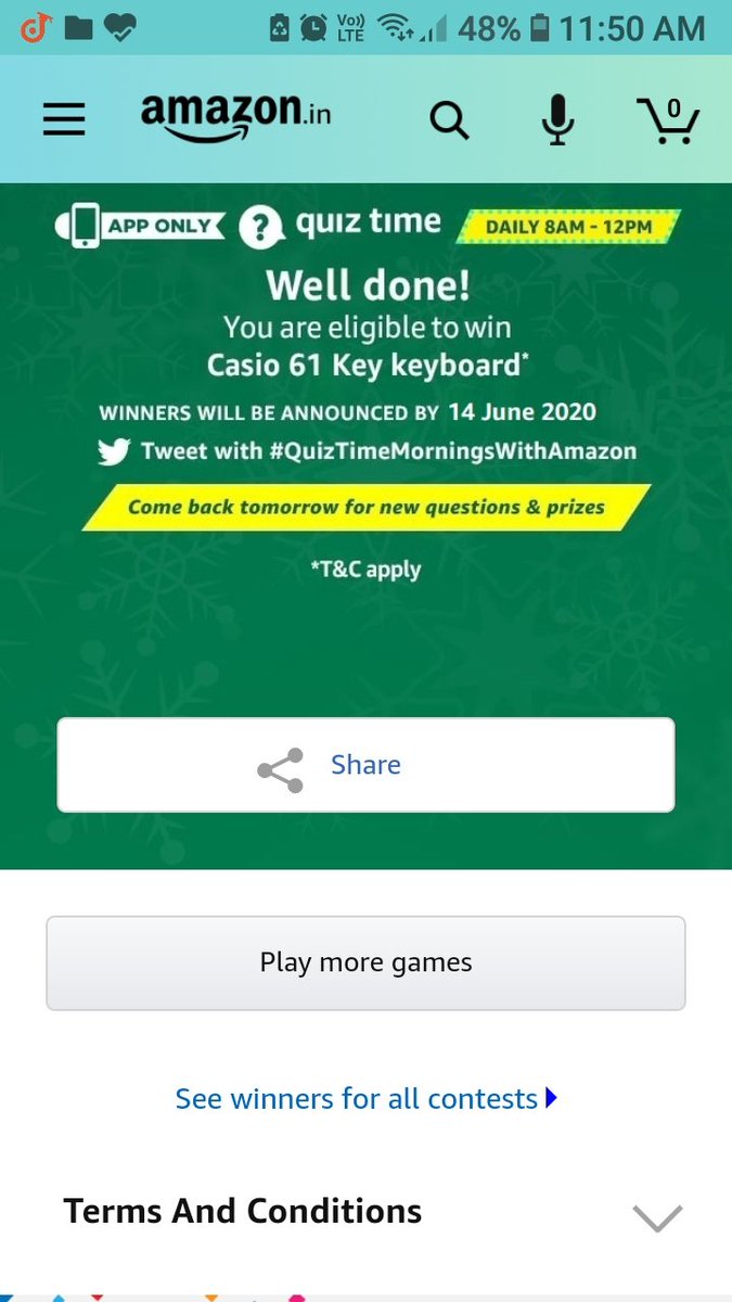 SaifiAfaan's tweet photo. Afaan saifi @SaifiAfaan 
#QuizTimeMorningsWithAmazone https://t.co/IXD5ldLiiN