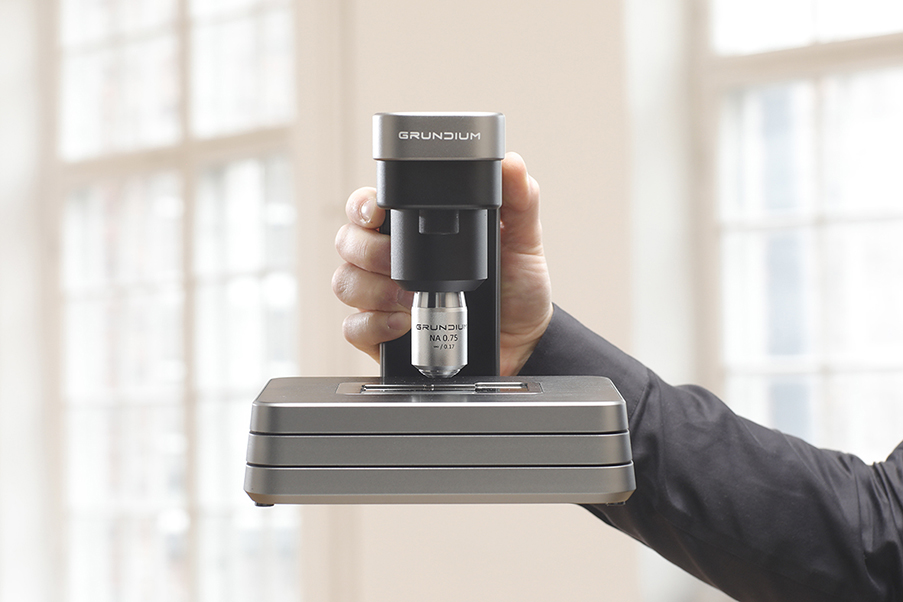 Grundium's tweet photo. Grundium just launched the long awaited second scanner with 40x magnification! See it all here: https://t.co/jtAATQOEli #digitalpathology #remoteimaging #remotework #precisionimaging https://t.co/t785Vs6LOW