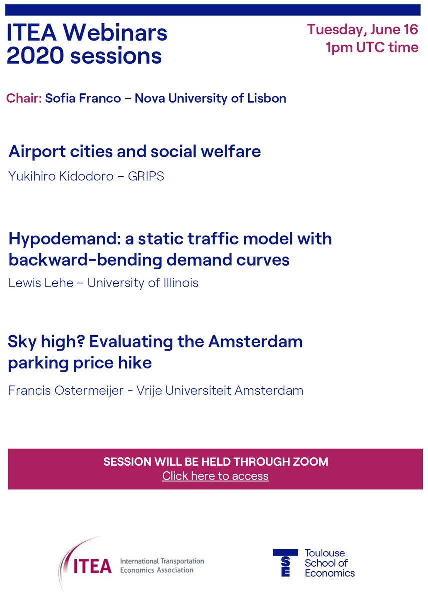 Join us for the 3. session of the ITEA webinars on Tuesday 16th June at 1 pm UTC time including presentations by Yukihiro Kidodoro, Lewis Lehe and Francis Ostermeijer. Click on the link provided in the program and you will be connected iteaweb.orgd