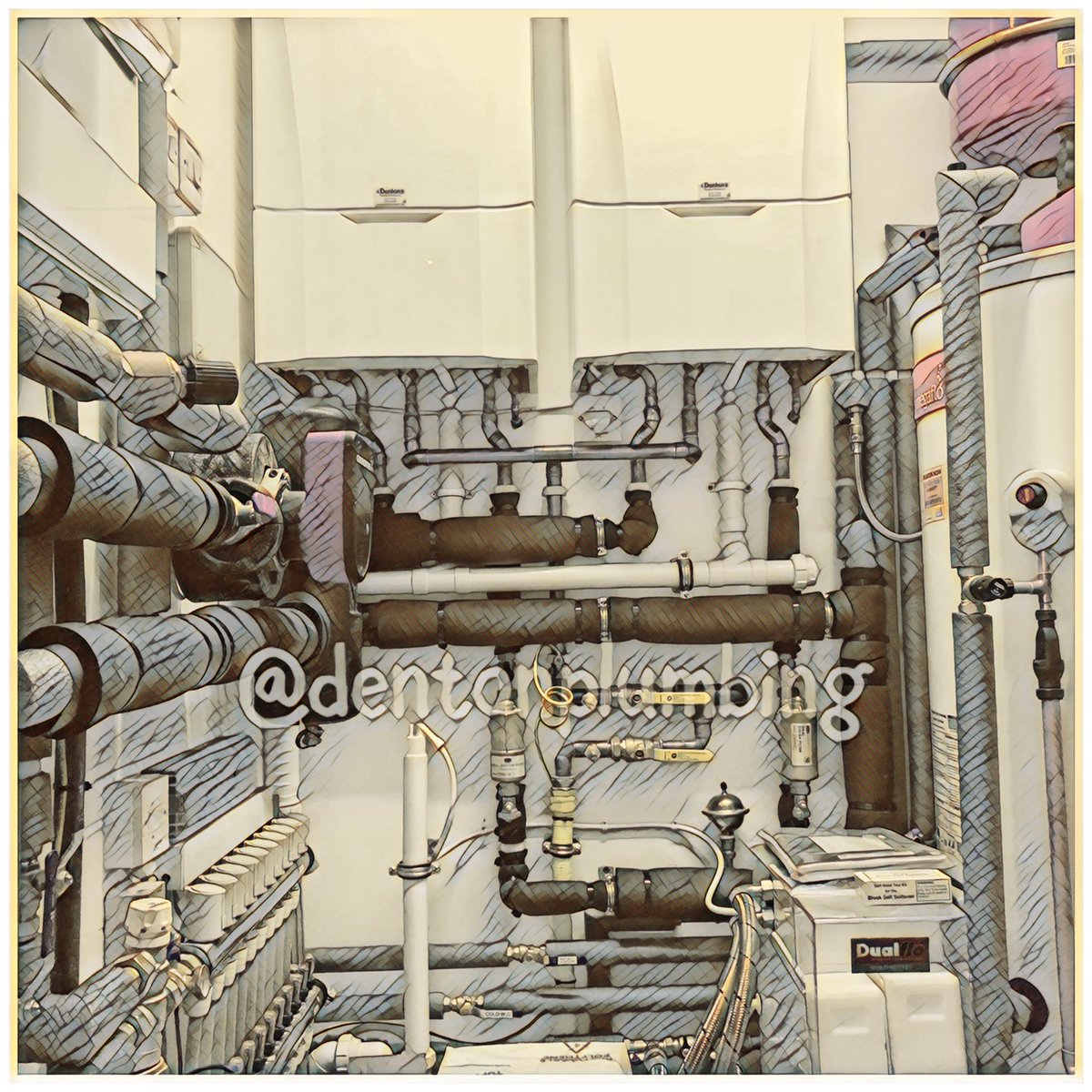 👨🏻‍🏭Boiler room finished 
5 bed house renovation &amp; extension
2 x Ideal vogue Max s26 @IdealBoilers  12yr parts &amp; labour warranty. 
1 x 170l unvented hotwater <a href="/megaflo/">Megaflo</a> 
<a href="/SpirotechUK/">Spirotech</a> 
@PolypipeHome 
Supplied by @WolseleyUK Redhill #dentonplumbing #surrey #boilerroom #heating