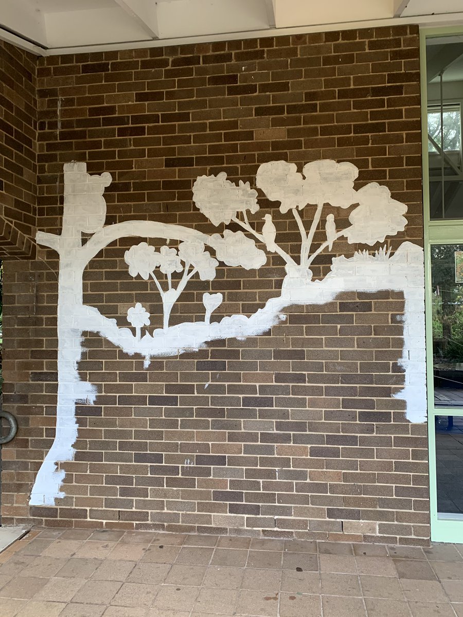 TerreyHillsPS's tweet photo. It’s starting to take shape, but it’s just the undercoat. What will be next? #meetatthebillabong #flexiblelearningspace #everystudentknownvaluedandcaredfor https://t.co/birmkgE1dQ