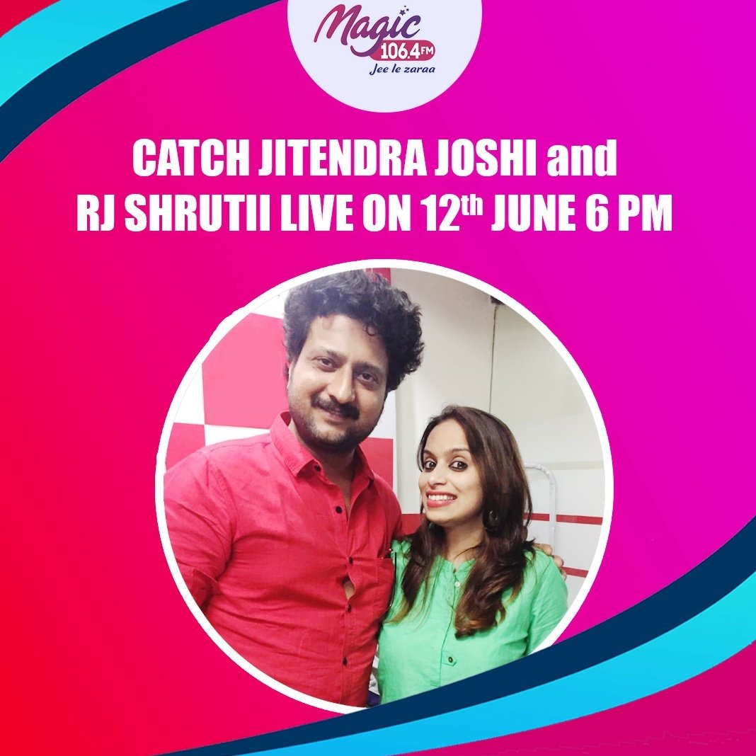 rjshru's tweet image. 'बेताल' चा अनुभव कसा होता आणि या लॉकडाऊनमध्ये कोणत्या गोष्टी जितूने केल्या, अशा बऱ्याच गप्पा होतील आजच्या instalive मध्ये! See you today @6pm @magicfmmumbai insta handle!
@Jitendrajoshi27
.
.
.
#rjshrurtii #magicfmmumbai #instalive #jitendrajoshi