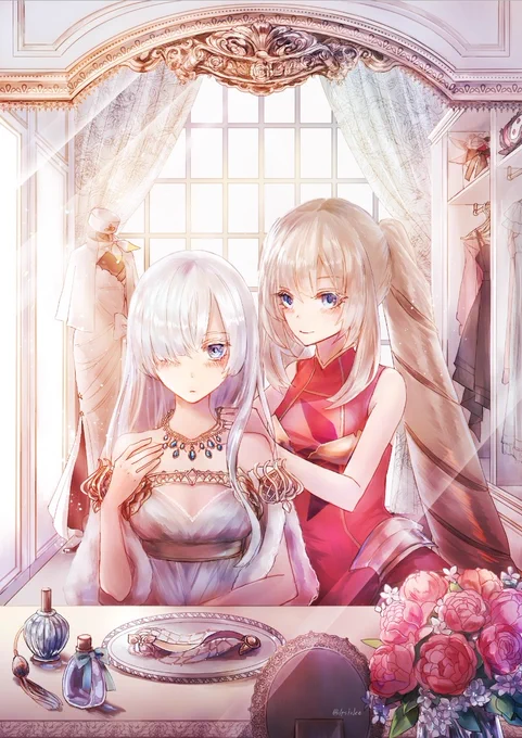 マリーちゃんとアナスタシアちゃん
#fgo 