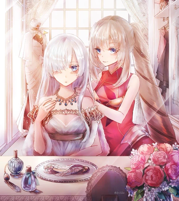 マリーちゃんとアナスタシアちゃん
#fgo 
