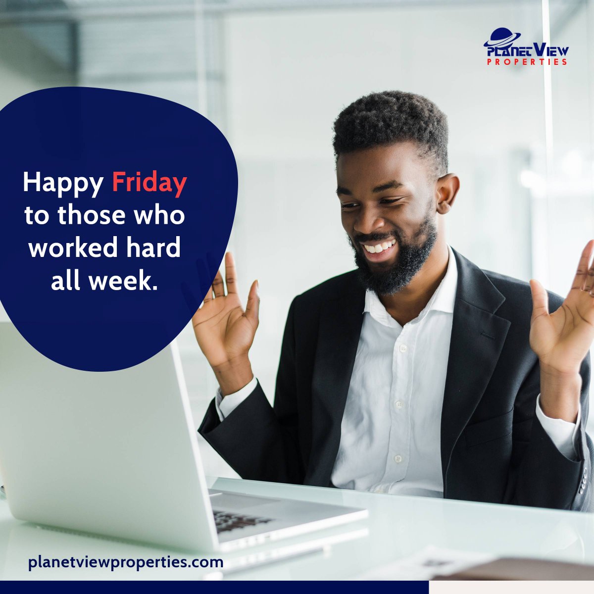 PlanetviewProp's tweet photo. Fridays are exciting 🙂
Knowing there is no alarm clock on Saturday,
No stress from work,
No one to answer to,
Just free time to spend doing what you love.
What are you doing this weekend?
#TGIF #portharcourtliving #planetviewproperties https://t.co/A2hAY74kWO