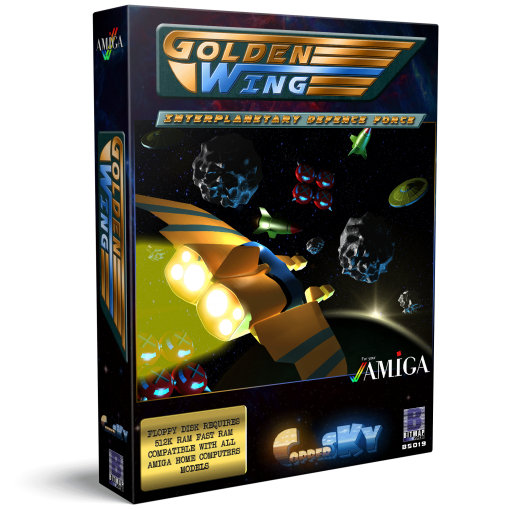 RetromaniacMag's tweet photo. A partir de este sábado ya puede reservarse la edición en caja de Golden Wing para Amiga: https://t.co/KxCynCSV78 El juego se inspira en los clásicos arcades!! 🚀 @fcabrera_77 @TonimanGalvez @BitmapSoft #pixelart #retrodev #Amiga https://t.co/3BqQdiHtwb