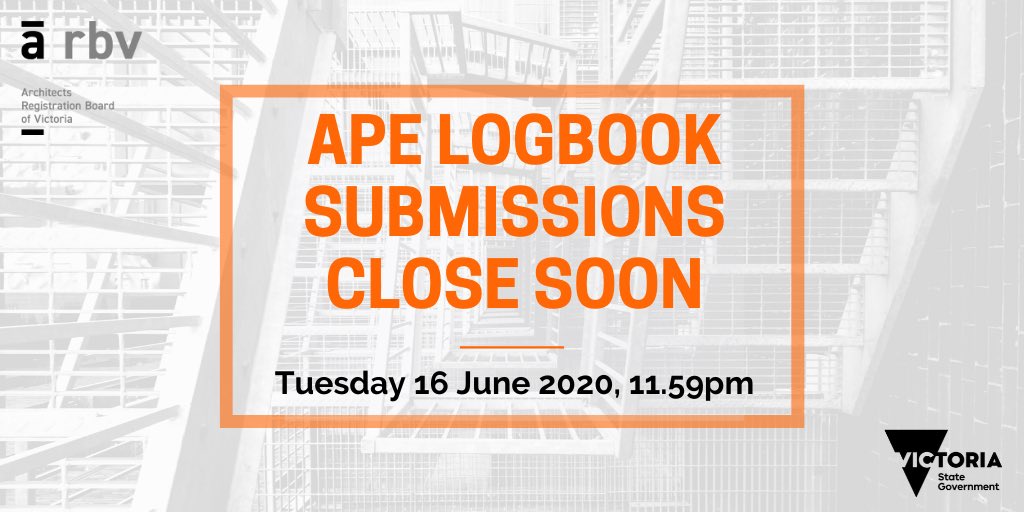 To submit your logbook:
1️⃣ arbv.vic.gov.au
2️⃣ Choose register in the top right hand corner to start the application process.

Need help?
✅ Application resources: arbv.vic.gov.au/pathways-for-r…
✅ Logbook resources and queries: aaca.org.au