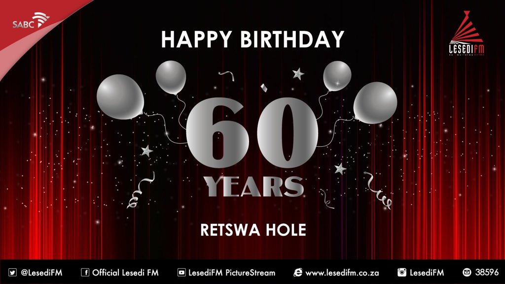 buhqwa's tweet photo. Appreciation post:
The beautiful and talented @Twasagirl of @LesediFM #MonateBreakfastShow 
A pillar of motivation from the City of QwaQwa, a living legend and success story still blossoming. QwaQwa Loves You Twasa. 

HAPPY 60th BIRTHDAY @LesediFM https://t.co/y02V1sY405