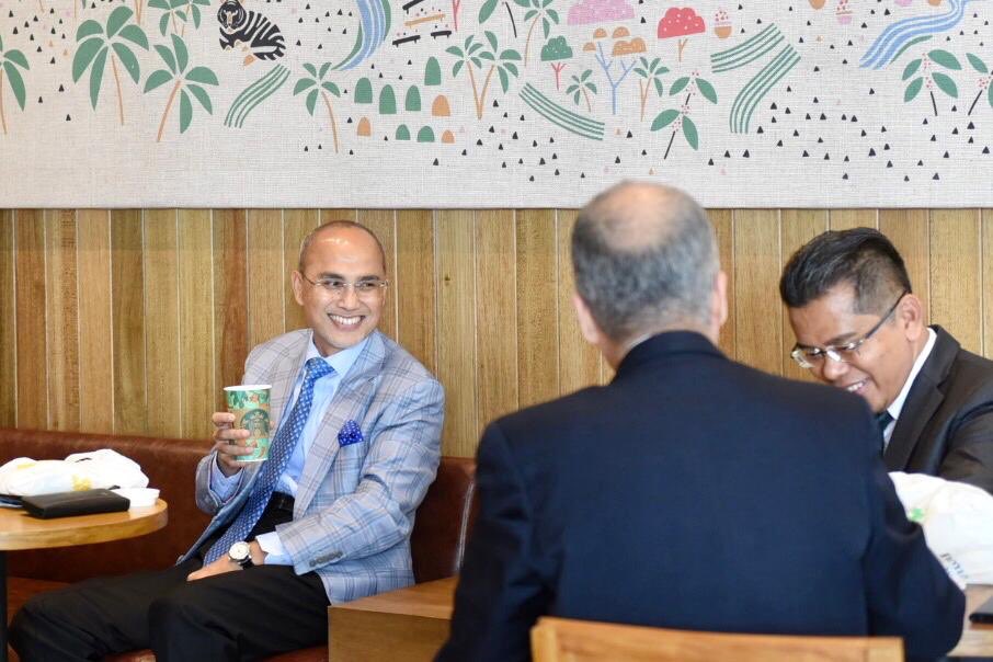 Grabbed some coffee at MSU's @StarbucksMY, fully open now in view of the gradual reopening of the campus by end of June. Looking forward to having most of #MSUrians back in campus, with our #newnormal lives as we observe safety at @MSUMalaysia. @MSUCollege @msumcmalaysia