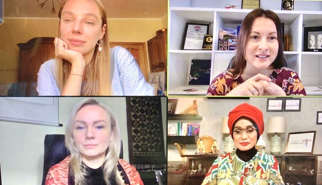 SigitWtj's tweet photo. Thanks God spasibo alhamdulillah #webinar for #Russia market done successfully #Bali is the main #destination #LoS 10-15 #CHS is important thx stakeholders #TATO #KBRIMoskow ⁦@Kemlu_RI⁩ #VITO #DBP #DitRegII #RegIII ⁦@indtravel⁩ ⁦@Kemenparekraf⁩ #MoTCE #10/6/2020 https://t.co/tm0YquJ8Hm