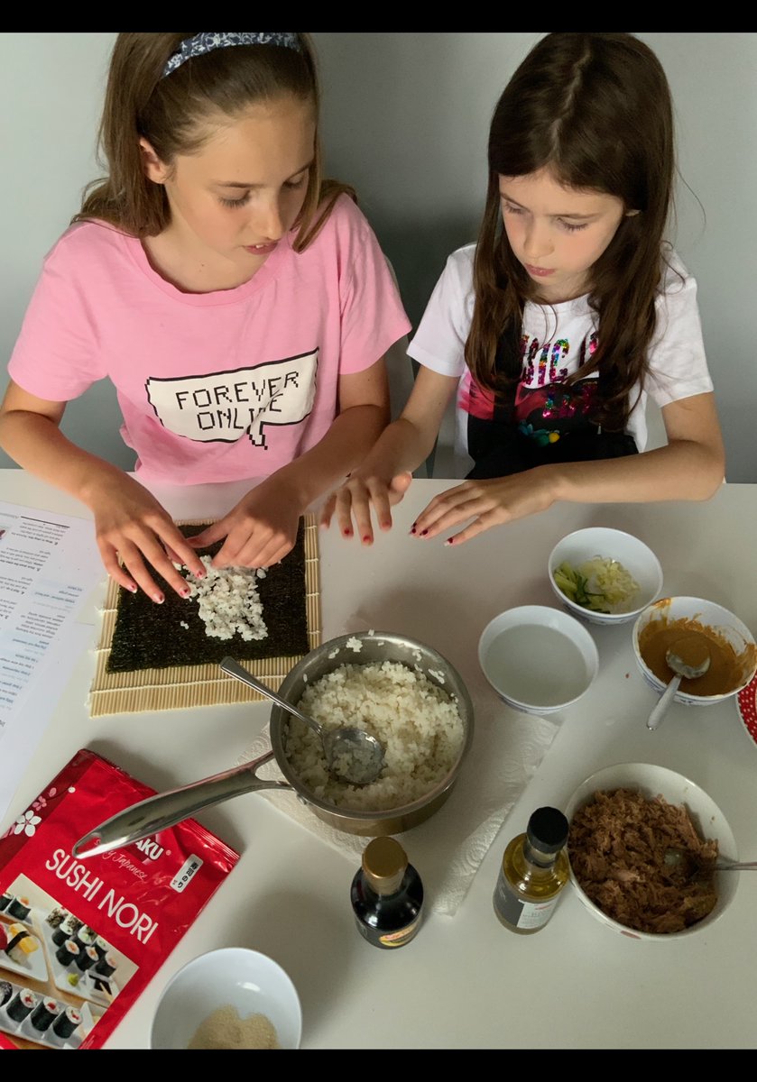 corelli99's tweet image. @wooltonprimary looking forward to our lunch today, the girls are in charge of the sushi as part of Violet’s Japanese project #WPSHomeLearning