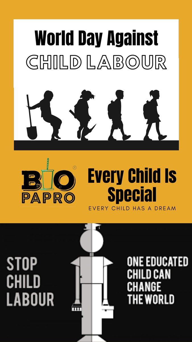 biopapro's tweet photo. Today around 152 million children between ages 5 and 17 are in Child Labour.Covid-19 will push millions more down this path#worlddayagainstchildlabour https://t.co/3JnnNlm4Is