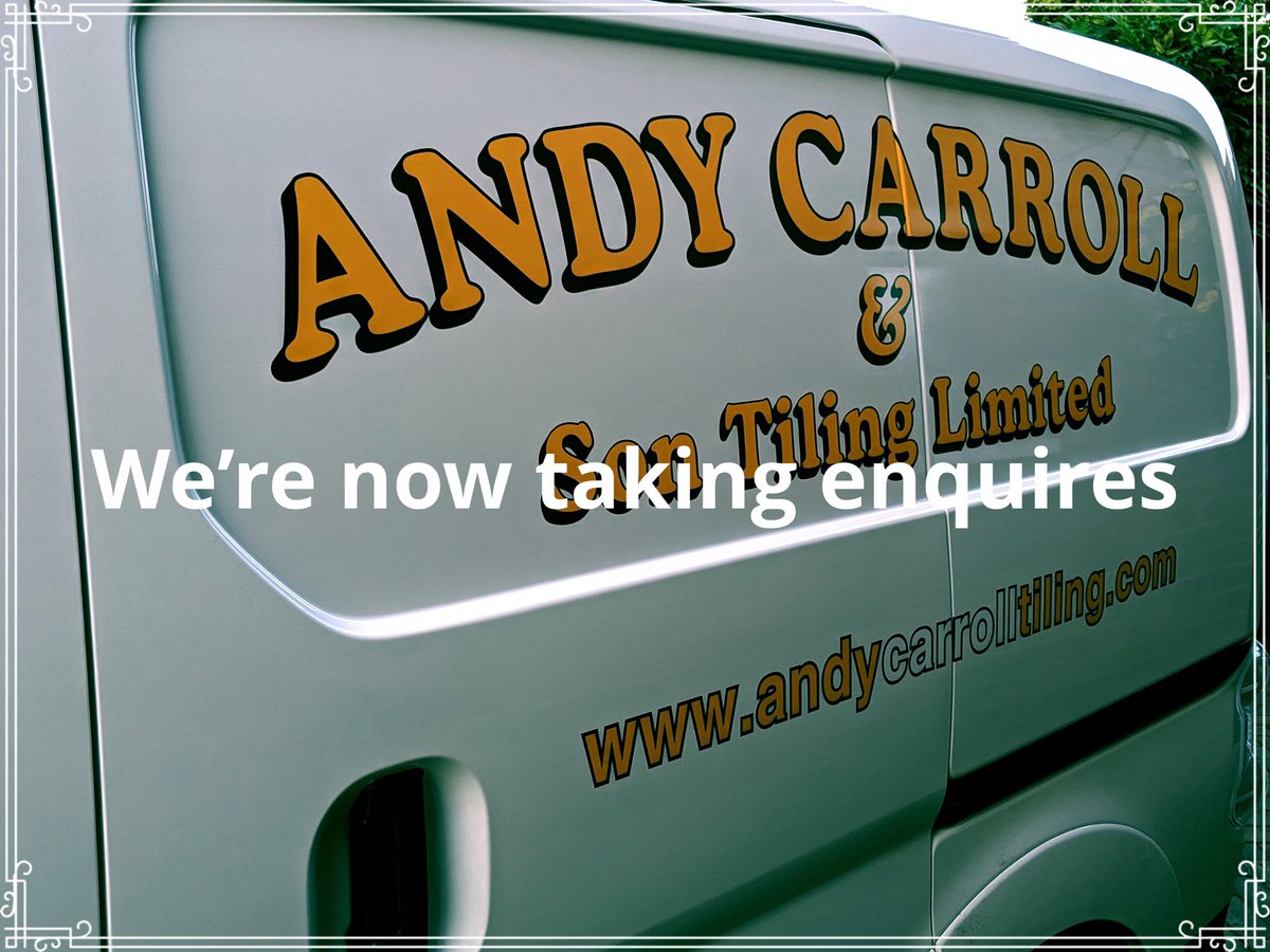 ACTiling's tweet photo. The government has started easing lockdown restrictions, with more people now encouraged to start returning to work. We at Andy Carroll &amp; son tiling are now taking enquires, following government guidelines.  
#staysafe #COVID19 https://t.co/qfxxJJ256A