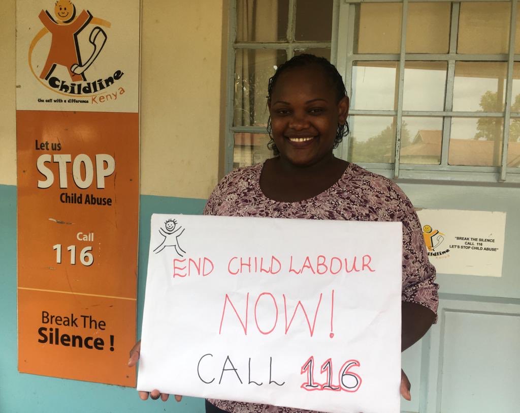MarthaSunda's tweet photo. End Child Labour Now! #Call116 @childlinekenya @ilo https://t.co/x7pQ4H8AbF