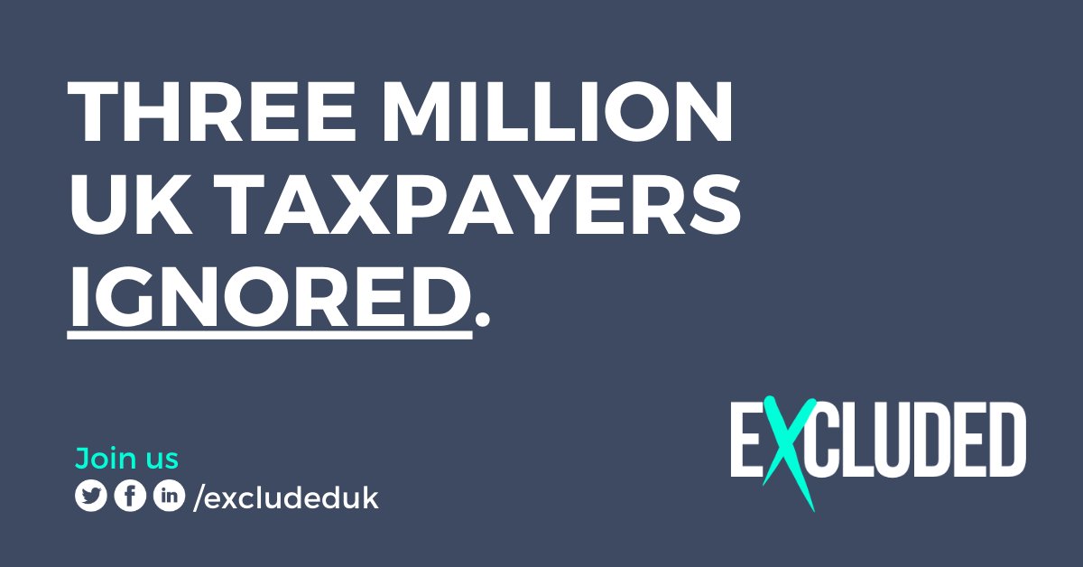 ExcludedUK's tweet image. If #SmallBusiness is the "Backbone of the UK Economy", why have our Government decided that over 3 million people should be #excludedUK? Why exclude #ForgottenLtd? #excludedUK