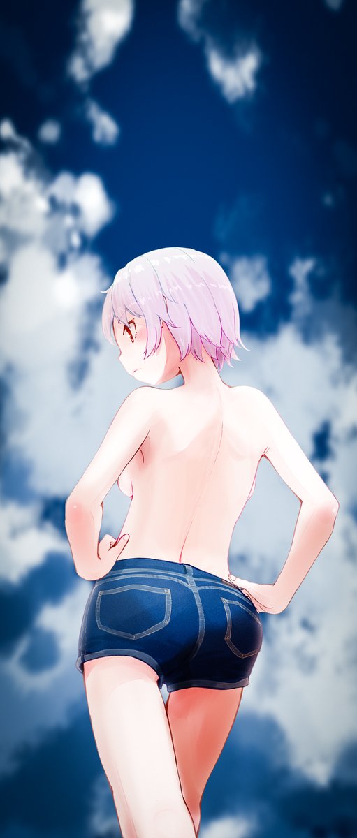 多摩(艦これ) 「#艦娘ホットパンツ部 #多摩 」|じっこーさんのイラスト