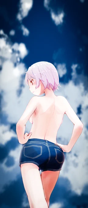 #艦娘ホットパンツ部 #多摩 