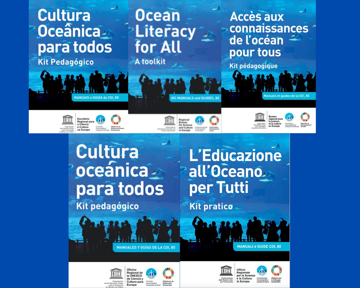 A couple of years ago I wrote an #OceanLiteracy toolkit. Now it is available in 5 languages 🇧🇷🇫🇷🇮🇹🇪🇸🇬🇧 for #teachers #educators #students! #learningneverstops #OceanDecade #GenerationOcean ⁦@IocUnesco⁩ ⁦@UNESCOVenice⁩ ⁦@trittoli⁩