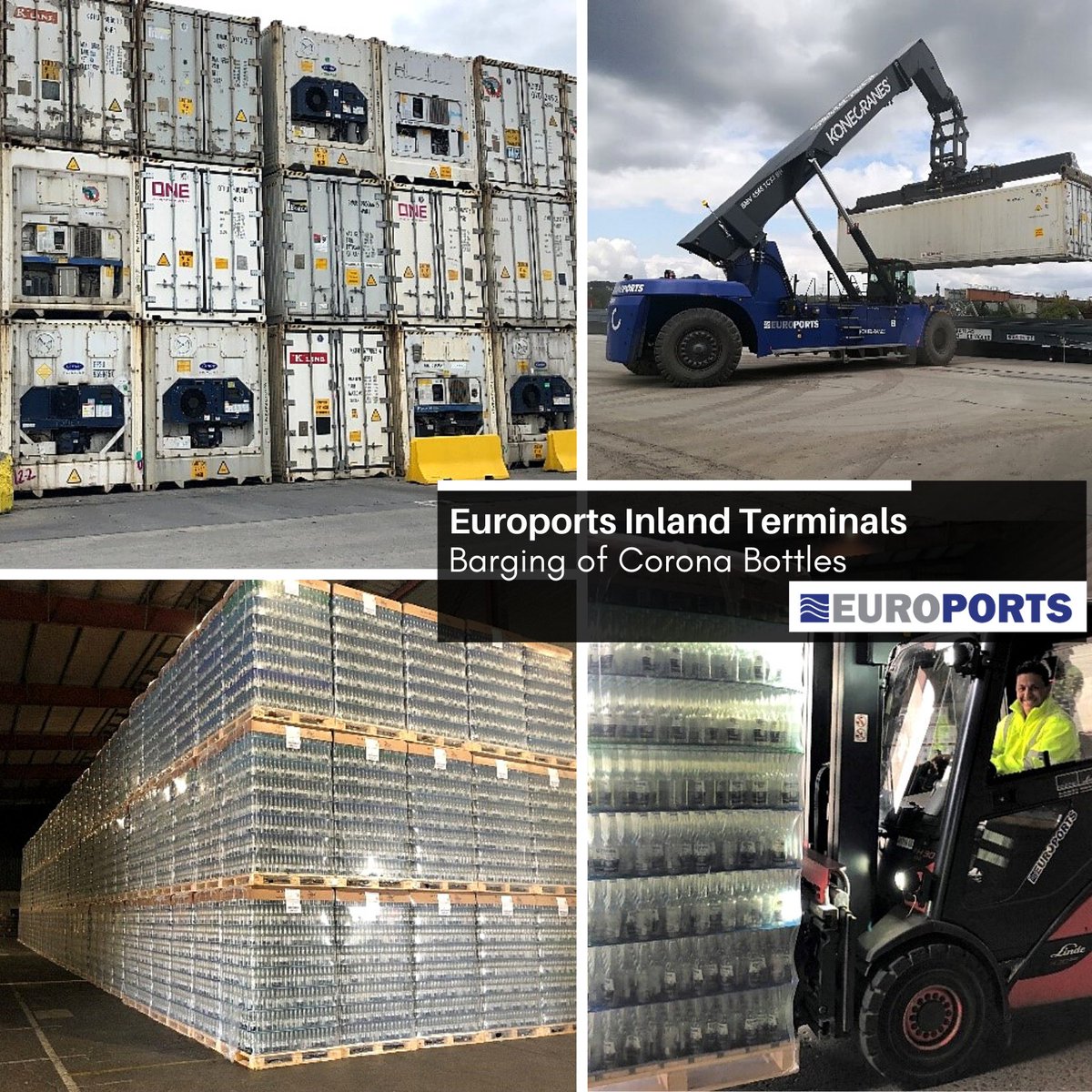 Euroports Inland Terminals as Key Partner in a new AB-Inbev Green Initiative : Barging of Corona Bottles from Port of Antwerp to Jupille. 

Read more: linkedin.com/feed/update/ur…

#Euroports #EuroportsBe #EuroportsInlandTerminals #KeepGoing