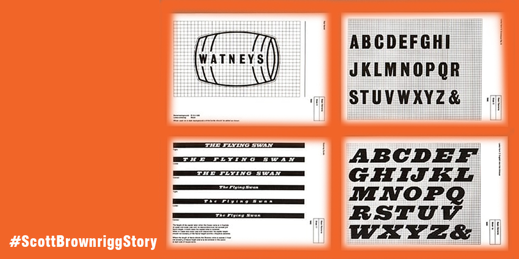 ScottBrownrigg's tweet image. We continue with our beer theme for this week&apos;s #ScottBrownriggStory. 

During the mid 1950s #DesignResearchUnit radically repositioned the image of Watney pubs. 

They divided them into five architectural styles and creating typefaces and interior designs for each. 

#history