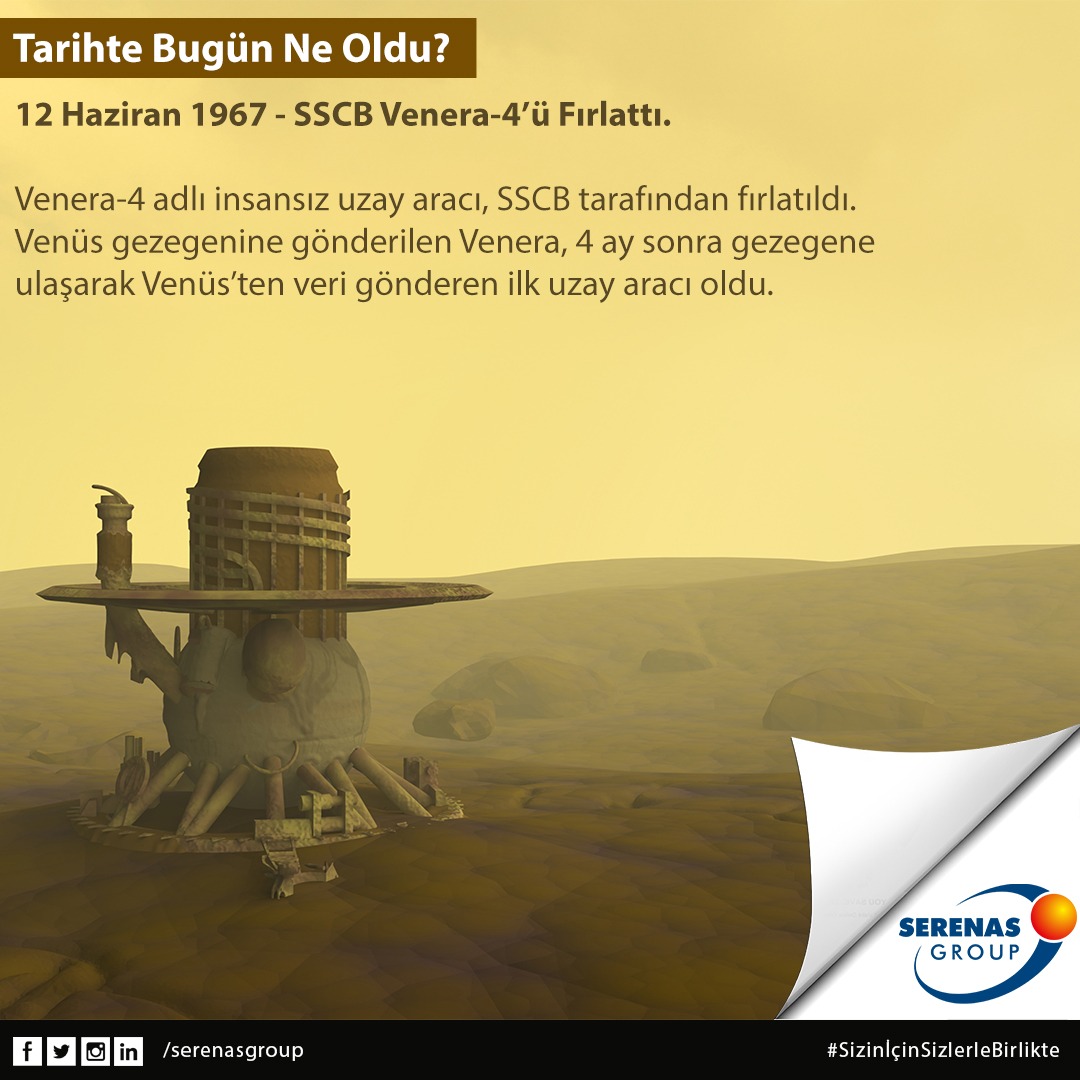 SerenasGroup's tweet photo. #TARİHTEBUGÜN❓
🖌12 Haziran 1929 –Alman Günlük Yazarı “Anne Frank” Doğdu.
🛰#12Haziran 1967 - SSCB Venera-4’ü Fırlattı.
🌅12 Haziran 1979 - Bryan Allen, Pedallı Pervaneliyle, Manş Denizi’ni Geçti.
#AnneFrank
#SSCB #venera4
#BryanAllen #lamanche
#englishchannel
#serenasgroup https://t.co/zRCDSVaCbN