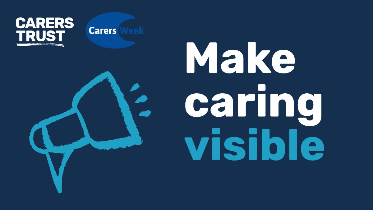 It’s so important to raise awareness, highlight the challenges, recognise the contribution, provide support and say #thankyou to the army of #unpaidcarers across the country. #MakeCaringVisible #CarersWeek
