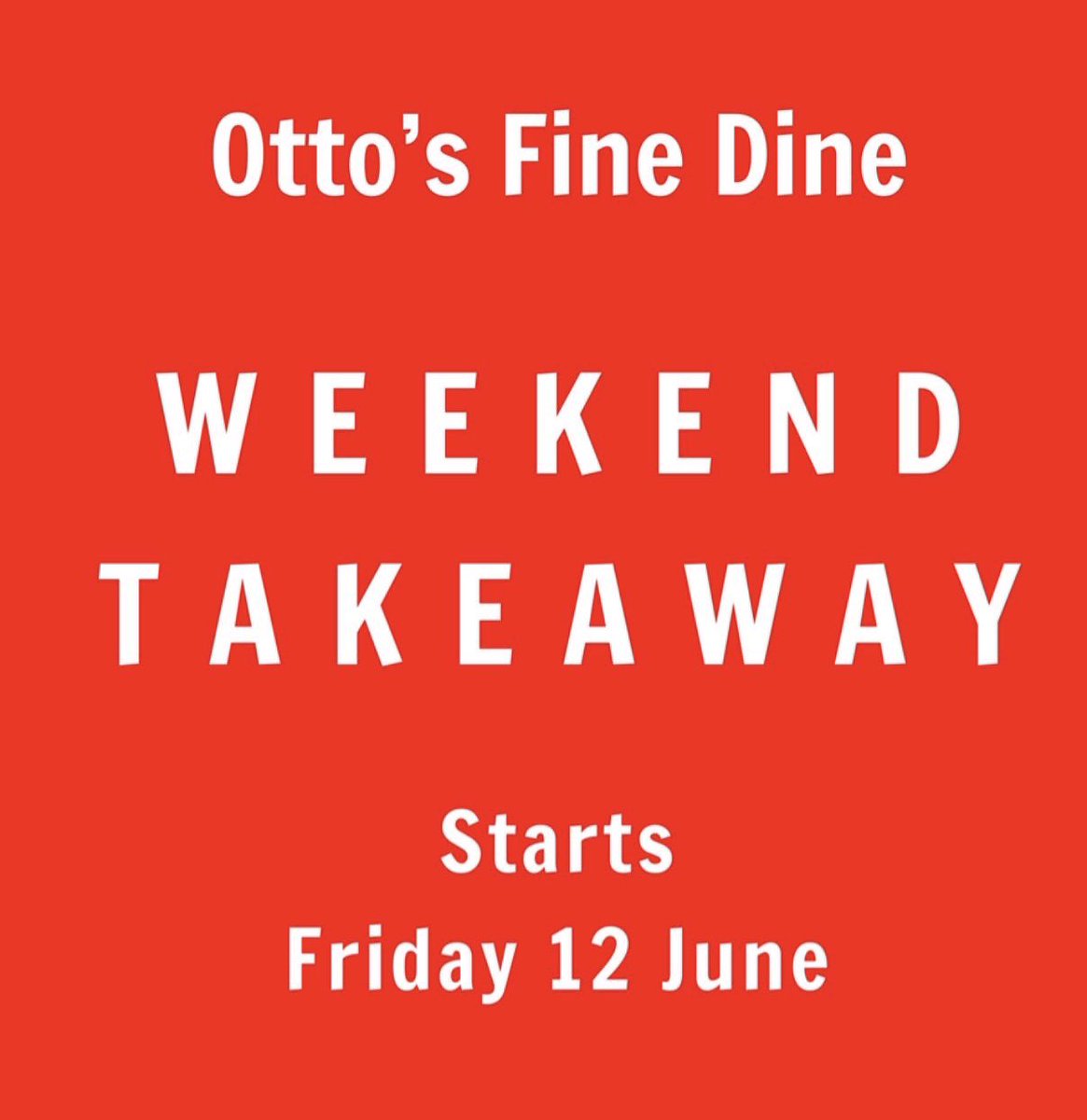*All profits go to Virtual School in conjunction with our Hammersmith &amp; Fulham Council enterprise 

Food can Picked up from
Friday 12th June 12pm - 3pm
Saturday 13th June 10am - 1pm

Pre-order only – limited availability

Email: elin@ottos-restaurant.com
or 020 7713 0107