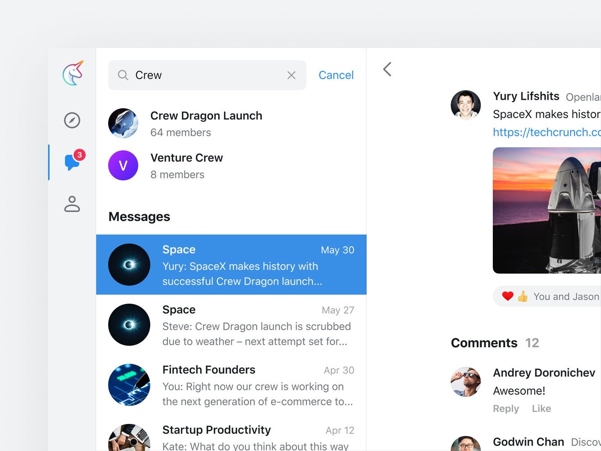 You can now search all your messages on Openland 🎉