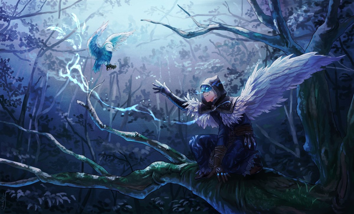 年自分が選ぶ今年上半期の4枚 第5人格からたくさん見て貰えた3枚と 薬味の浅葱のイラスト