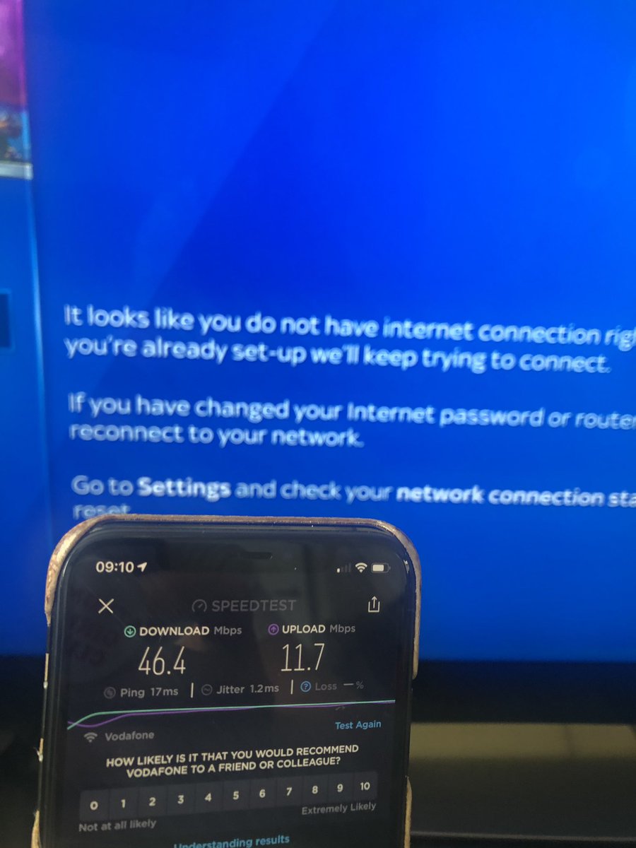 mattwiggins's tweet photo. @SkyHelpTeam @SkyUK can you help with this issue. Sky Q box loses connection to internet, some days we have to re-enter password five times, even though we have working WiFi. Engineer came out in March, but couldn’t find fault. Think it maybe the cheap unreliable sky q box! #skyq https://t.co/fm5QioFASi
