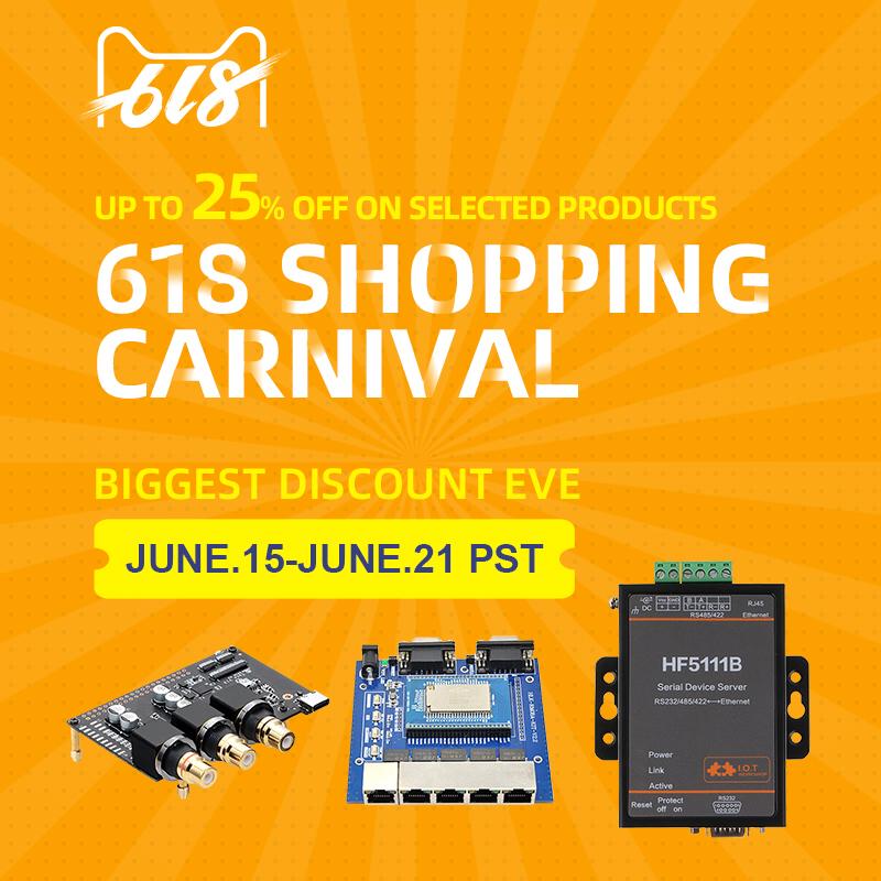 iCEasyElec's tweet image. #618SHOPPINGCARNIVAL #deals #aliexpress
Link: bit.ly/37kyGVA
AliExpress Exclusive