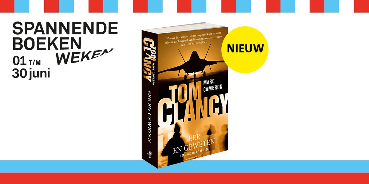 De Spannende Boeken Weken lopen nog steeds. Heb je deze nieuwe TOM CLANCY al in huis? bit.ly/tomclancy-eerg… #tomclancy #thriller #spannendeboekenweken