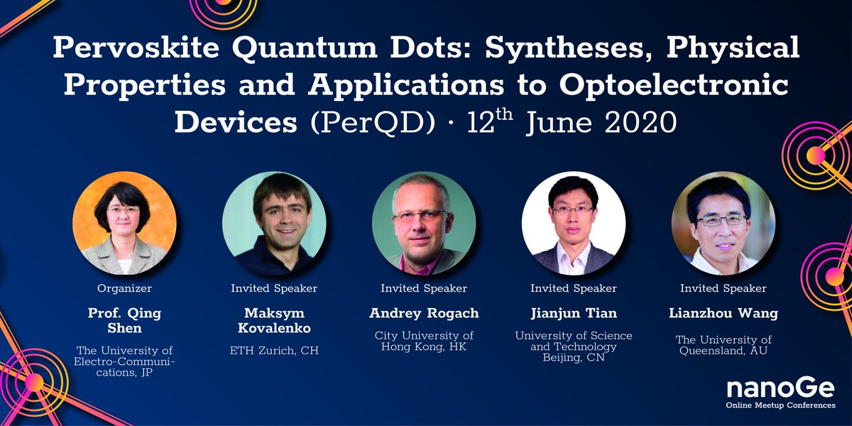 krpkrp4's tweet photo. Another day, another @nanoGe_Conf. Excited to attend PerQD Perovskite Quantum Dots: Syntheses,Physical Properties and Applications to Optoelectronic Devices. #perovskites #QuantumDot @perovskiteNCs @KovalenkoLab #nanoGeMeetup https://t.co/RvkkhFskVA