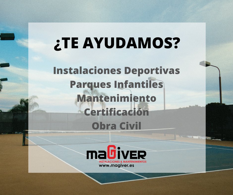 ¿Crees que te podemos ayudar?⁣
🔸Instalaciones Deportivas⁣
🔸Parques Infantiles⁣
🔸Mantenimiento⁣
🔸Certificación⁣
🔸Obra Civil⁣
¡Comienza a dar a los tuyos lo que necesitan!