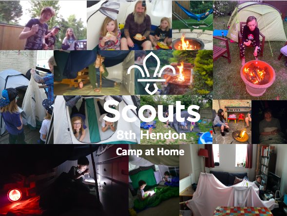 It was brilliant to see so many Beavers, Cubs and Scouts taking part in our #GroupCampAtHome over May Bank Holiday! 🏕🔥🍢