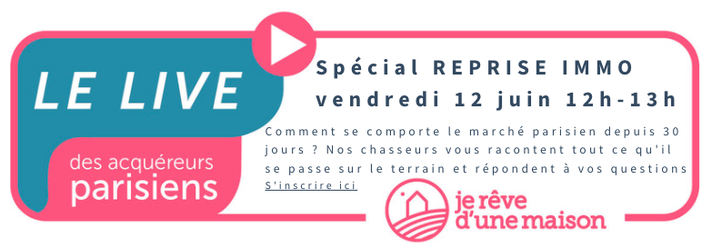 🕛 Ding-Dong : J-2h avant le WEBINAR spécial REPRISE IMMO Covid ! 
On vous attend nombreux à 12h pile.
Pour assister au live ou accéder ensuite au replay, il est encore temps de vous inscrire 
👉 hubs.ly/H0rr2Gv0
#immobilier #immo #realestate #parisimmo