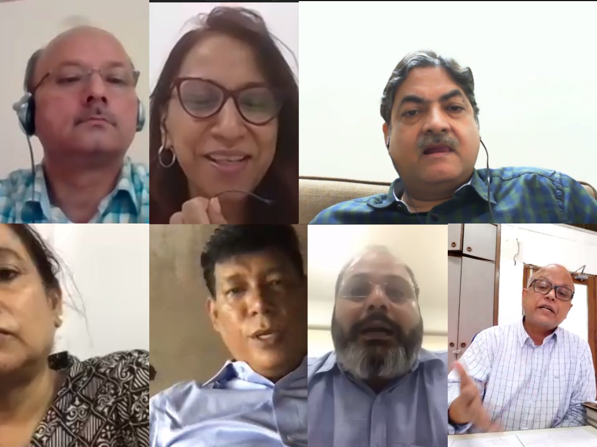 Informative Webinar with gr8 panel on addressing #airpollution with the message to #industries and #MSMEs need to transition away frm the #burningoffossilfuels & shift 2 cleaner, greener, #renewablesources of energy across and to make their production sustainable #postLockdown