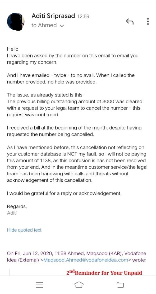 MeOnTwoWheels's tweet photo. Tempers Rising, Legal Action, a Court date
And the @VodafoneIN  collection team won't stop calling!

Now What?
Do I #port to another service?
Do I go to Mars on the Next SpaceX rocket?
When will the pain stop?

Only @VodafoneIN  can tell us what happens next!
But will they?? https://t.co/y4Q6pZAOVW