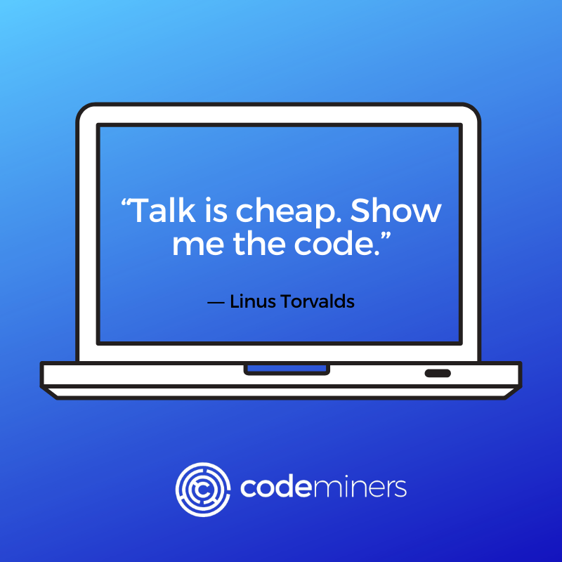thecodeminers's tweet image. You really can't fake being good at programming, the evidence is in the code and the outcome...⠀
⠀
If you think you'd benefit from a code review, get in touch to see how we can help.⠀
⠀
#websitebuild #codingbusiness #smallbusiness #digitalworld #customerservice #coding